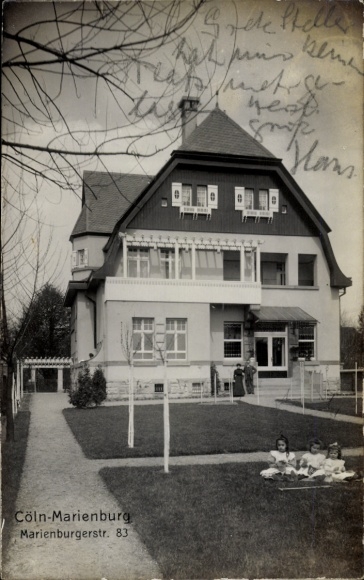 Ak Marienburg Köln am Rhein, Wohnhaus, Marienburgerstraße 83