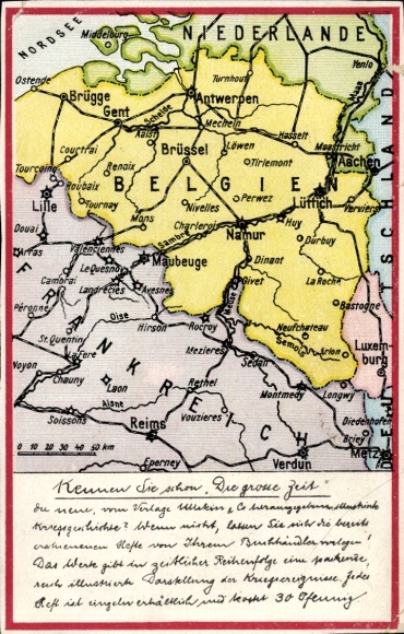 Landkarten Ak Westlicher Kriegsschauplatz, Siege des deutschen Westheeres, Belgien, Frankreich, 1.WK