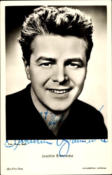 Ak Schauspieler Joachim Brennecke, Portrait, Autogramm