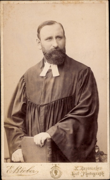 CdV Portrait eines Geistlichen