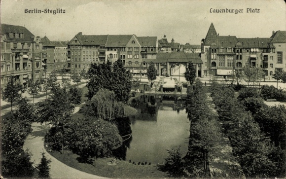 Ak Berlin Steglitz, Lauenburger Platz