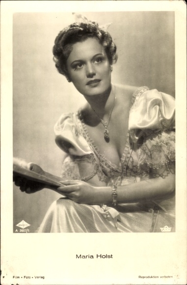 Ak Schauspielerin Maria Holst, Portrait