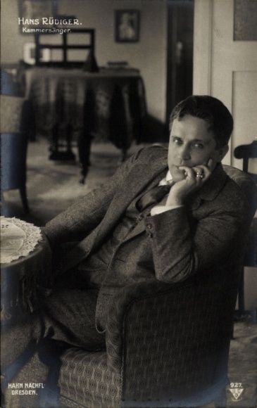 Ak Hans Rüdiger, Kammersänger