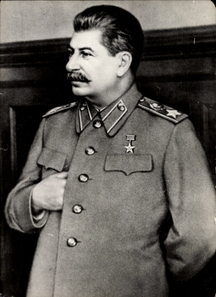 Foto Josef Stalin, Portrait in Uniform, 70. Jubiläum 1949, 1948