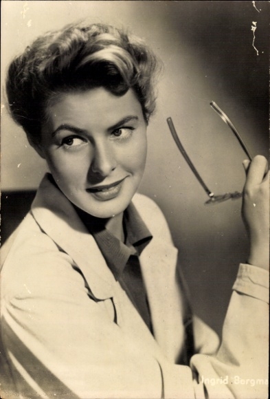 Ak Schauspielerin Ingrid Bergmann, Portrait