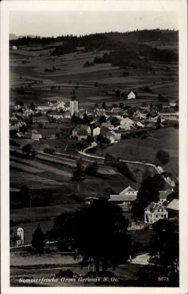 Ak Groß Gerungs Niederösterreich, Gesamtansicht