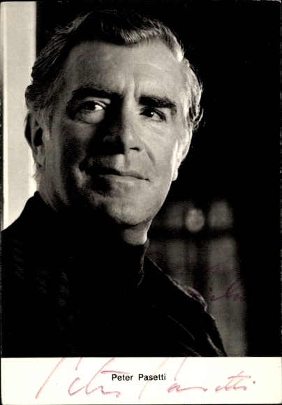 Ak Schauspieler Peter Pasetti, Portrait, Autogramm