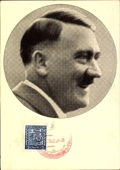Ak Führer und Reichskanzler Adolf Hitler, Portrait, Männer der Zeit Nr. 91