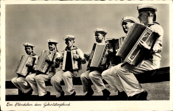 Ak Glückwunsch Geburtstag, Ein Ständchen dem Geburtstagskind