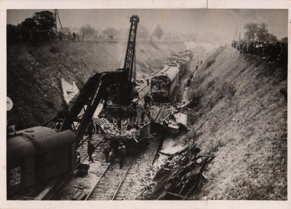 Foto Französische Eisenbahn, Eisenbahn-Unglück
