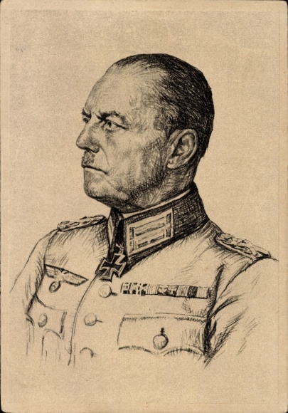 Künstler Ansichtskarte / Postkarte Graf, Oskar, Generalfeldmarschall ...