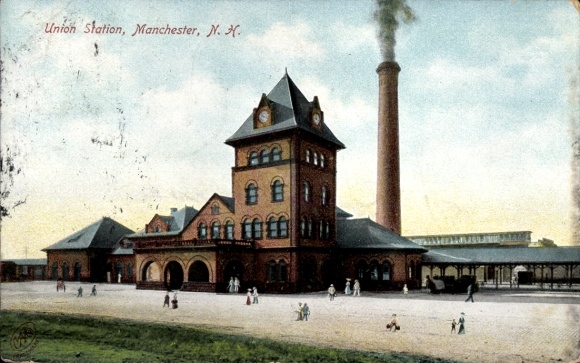 Ak Manchester New Hampshire USA, Union Station