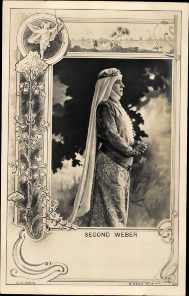 Ak Schauspielerin Segond Weber, Portrait, Kostüm, Reutlinger Paris