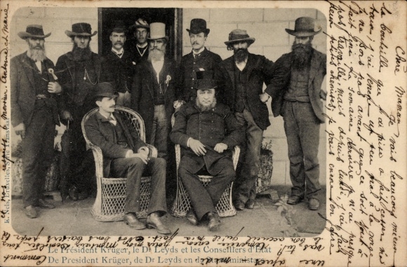 Ak Südafrika, Präsident Kruger, Dr. Leyds, Staatsräte