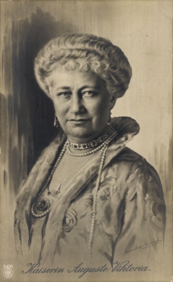 Künstler Ak Kaiserin Auguste Viktoria, Portrait