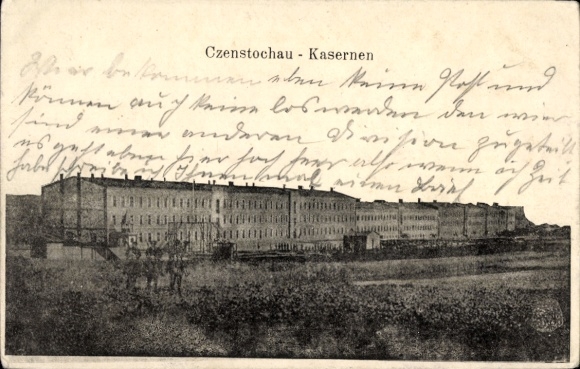 Ak Częstochowa Tschenstochau Schlesien, Kasernen