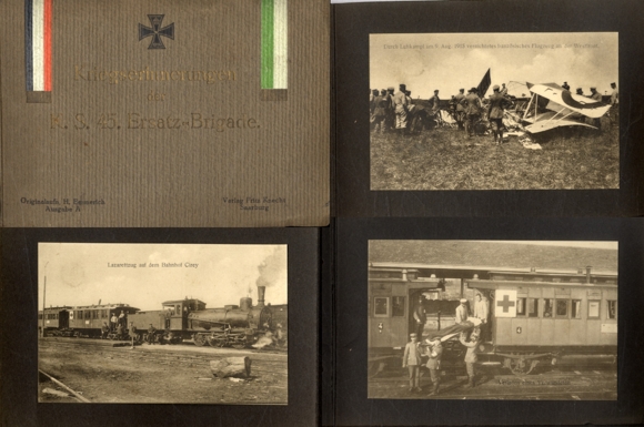 Album 1. Weltkrieg 50 Ak der K.S. 45. Ersatz-Brigade, Sarrebourg Saarburg Lothringen um 1915