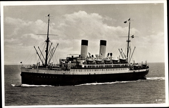 Ak Zweischrauben Motorschiff MS Monte Olivia, HSDG