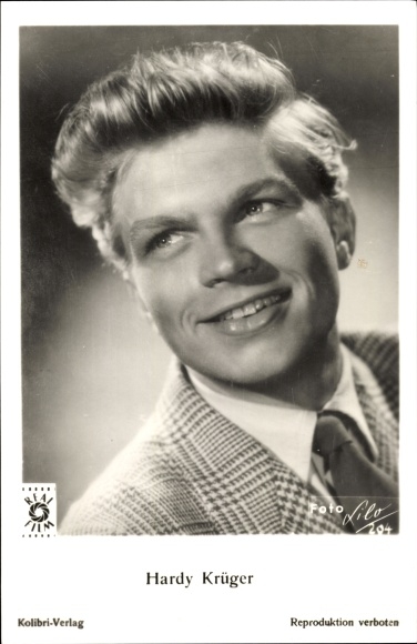 Ak Schauspieler Hardy Krüger, Portrait