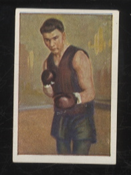 Sammelbild Salem Zigaretten Dresden, Deutsche Boxermeister, Max Schmeling, ca. 6 x 4 cm