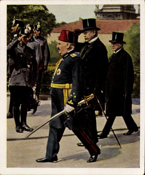 Sammelbild Nachkriegszeit Nr. 138 Juni 1929 ägyptischer König in Berlin, Reichspräsident Hindenburg