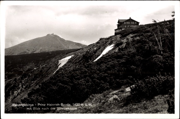 Ak Karpacz Krummhübel Riesengebirge Schlesien, Prinz Heinrich Baude