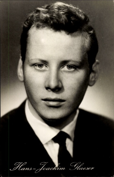 Ak Schauspieler Hans Joachim Glaeser, Portrait, Film Die Jungen von Kranichsee