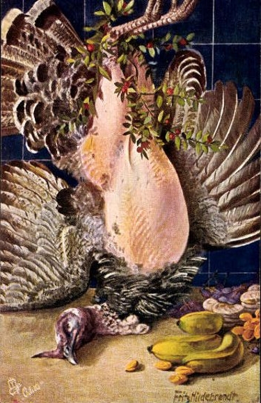 6 Künstler AK im Umschlag von Fritz Hildebrandt, Wild- und Geflügelstillleben