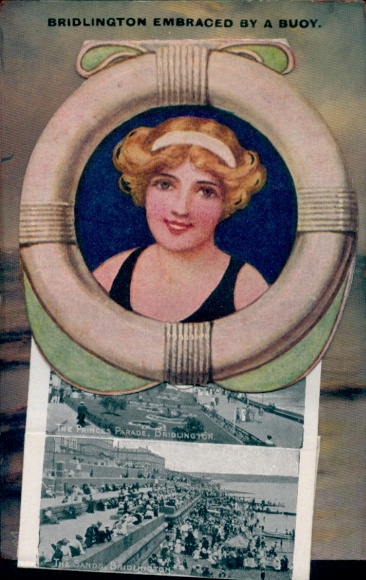 Leporello Ak Bridlington East Riding of Yorkshire, The Princes Parade, The Sands