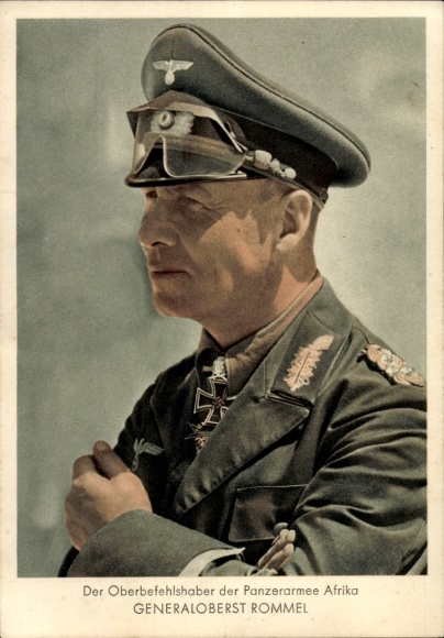 Ansichtskarte / Postkarte Generaloberst Erwin Rommel, Oberbefehlshaber ...