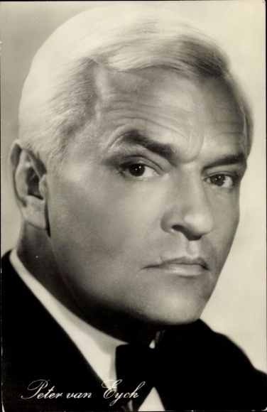 Ak Schauspieler Peter van Eyck, Portrait, Film Das Mädchen Rosemarie