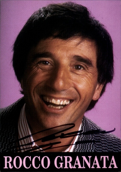 Foto Sänger Rocco Granata, Autogramm