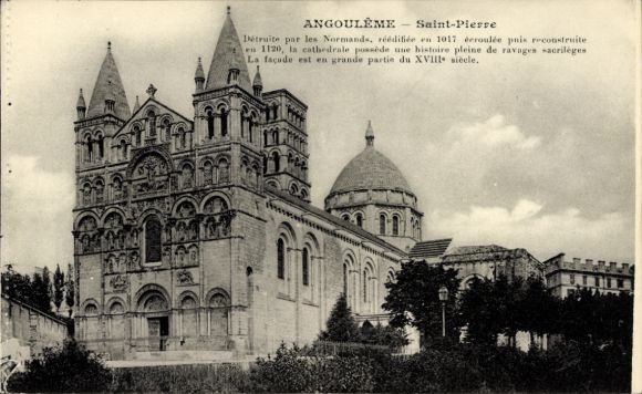 Ak Angoulême Charente,  Kathedrale Saint-Pierre,  Beschreibung, 17. Jahrhundert