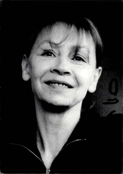 Ak Schauspielerin Jutta Hoffmann, Portrait, Autogramm
