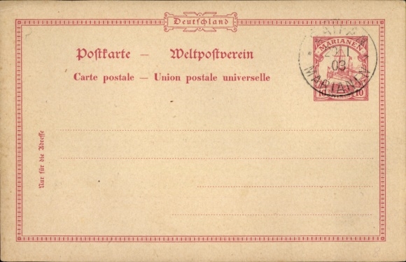 Ganzsachen Ak Saipan Marianen Ozeanien