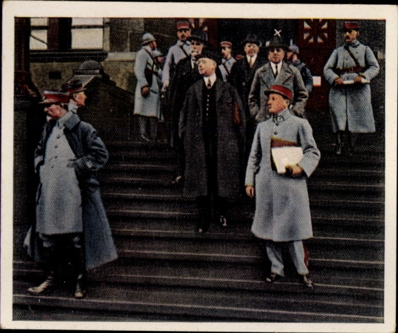 Sammelbild Die Nachkriegszeit Nr. 61, Jan. 1923, Besetzung Ruhrgebiet, Verhaftung Fritz Thyssen