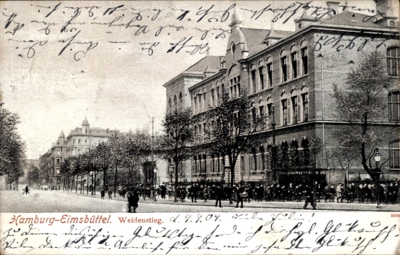 Ak Hamburg Eimsbüttel, Weidenstieg