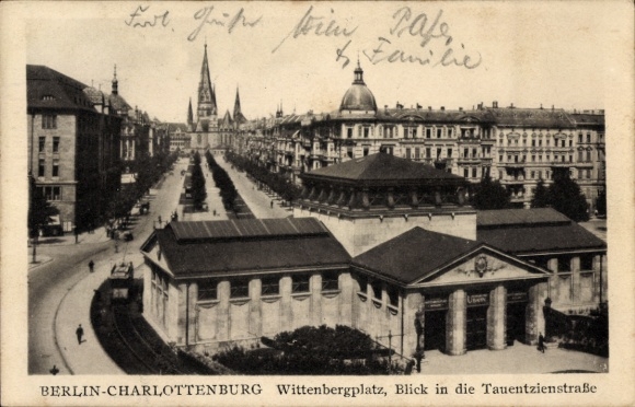 Ak Berlin Schöneberg, Wittenbergplatz, Tauentzienstraße, Kaiser Wilhelm Gedächtniskirche