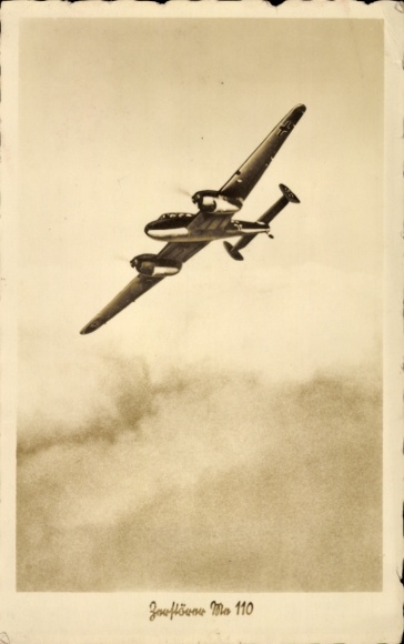 Ak Luftwaffe, Jagdbomber Me 110, Messerschmitt