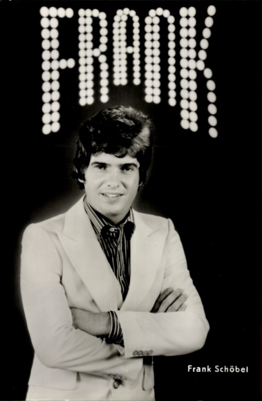 Ak Schauspieler Frank Schöbel, Portrait