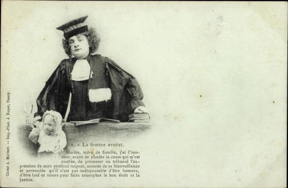 Set von 15 Ak Femme Avocat