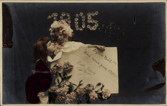 Ak Glückwunsch Neujahr, Jahreszahl 1905, Kinder