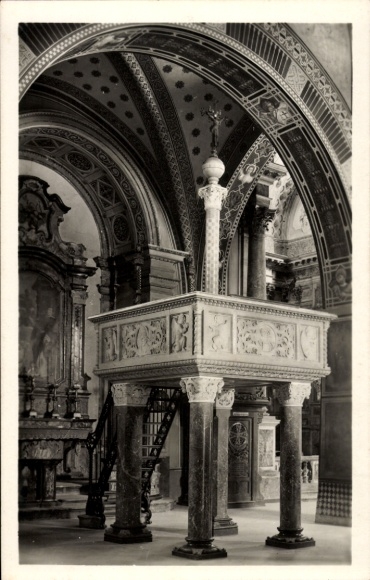 Ak Lugano Kanton Tessin Schweiz, Cattedrale S. Lorenzo