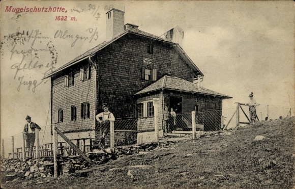 Ak Niklasdorf Steiermark, Mugelschutzhütte