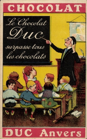 Ak Chocolat Duc, Antwerpen, übertrifft alle Schokoladen, Reklame
