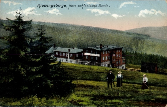 Ak Neue Schlesische Baude Riesengebirge, Schronisko Na Hali Szrenickiej