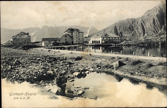 Ak Airolo Kanton Tessin Schweiz, St Gotthard Hospiz