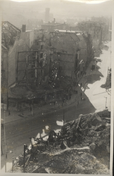 Original Foto Berlin, Potsdamer Platz, Panoramablick vom Columbushaus, um 1945/46