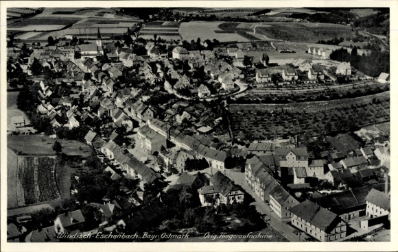 Ak Windisch Kanton Aargau, Luftaufnahme