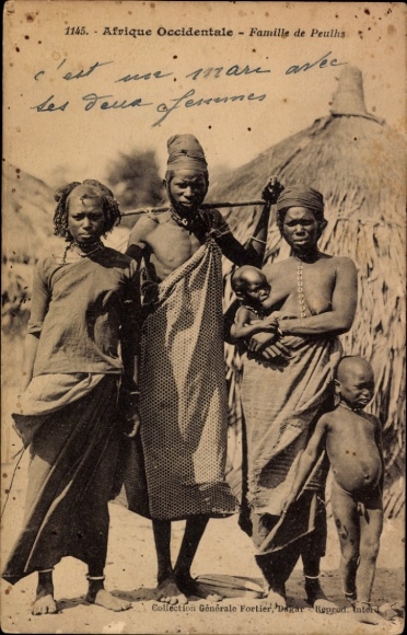 Ak Senegal, Scenes et Types, Peulhs, Einheimische